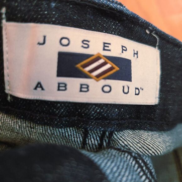 Joseph Abboud Slim Fit Jeans Mens 38x32 Blue Dark Wash Stretch Denim Modern EUC - Picture 10 of 13